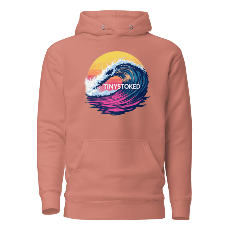 Adventure Mom Sunset Unisex Pullover Hoodie view 3