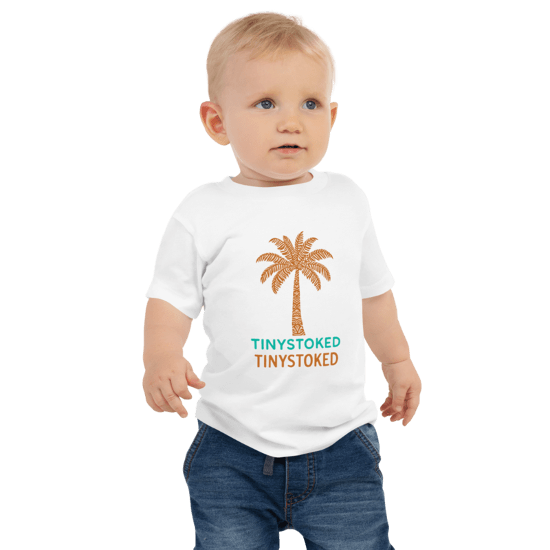 Tribal Palm Baby Staple Tee