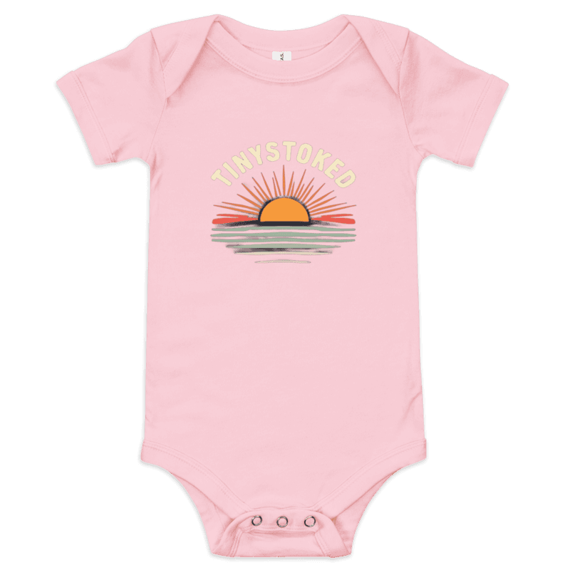 Retro Arch Baby Short Sleeve One Piece