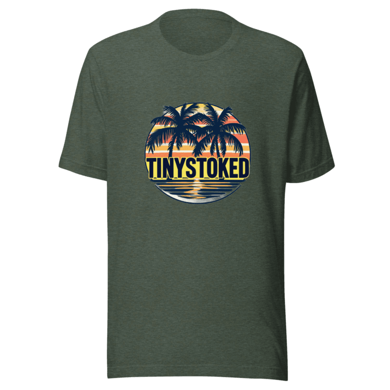 Adventure Dad Tropical Unisex Staple Tee view 3