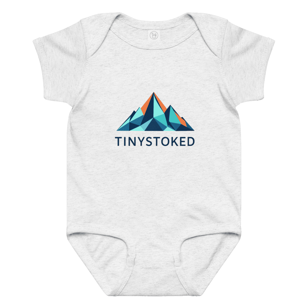 Geometric Mountain Baby Jersey Bodysuit