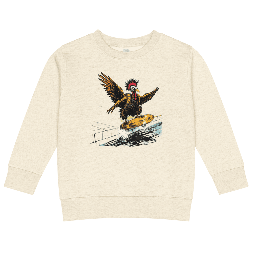 Gobble Grind Kids Crew Neck Sweatshirt