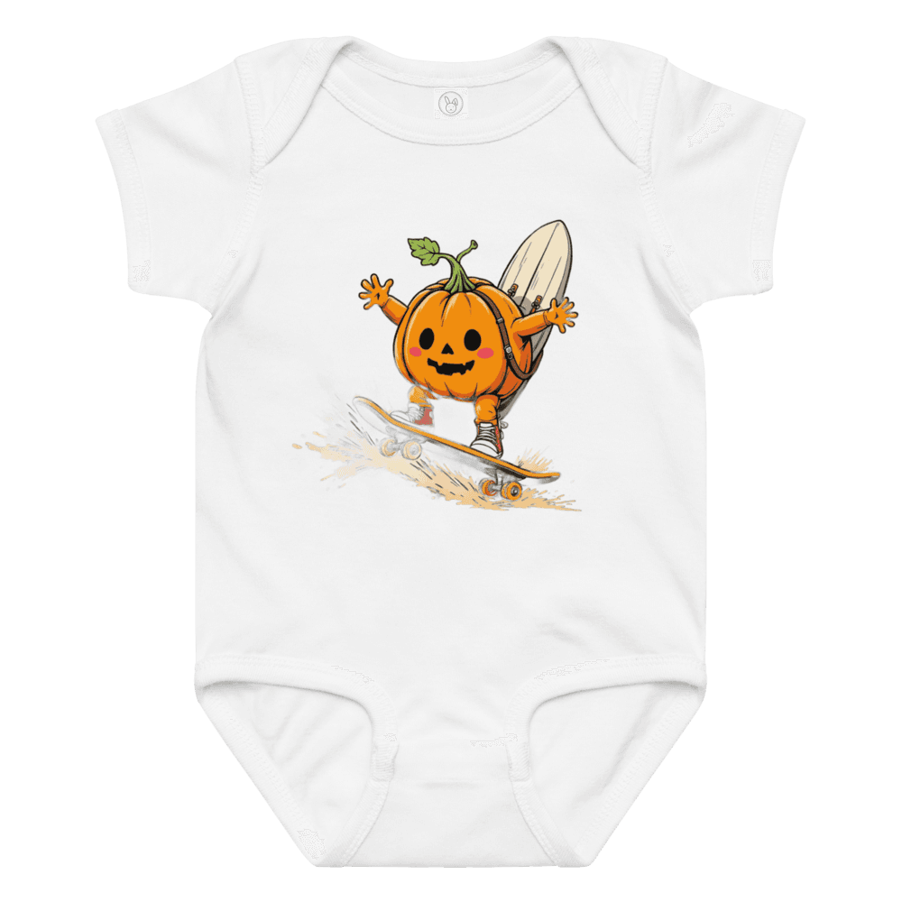 Pumpkin Ollie Baby Jersey Bodysuit