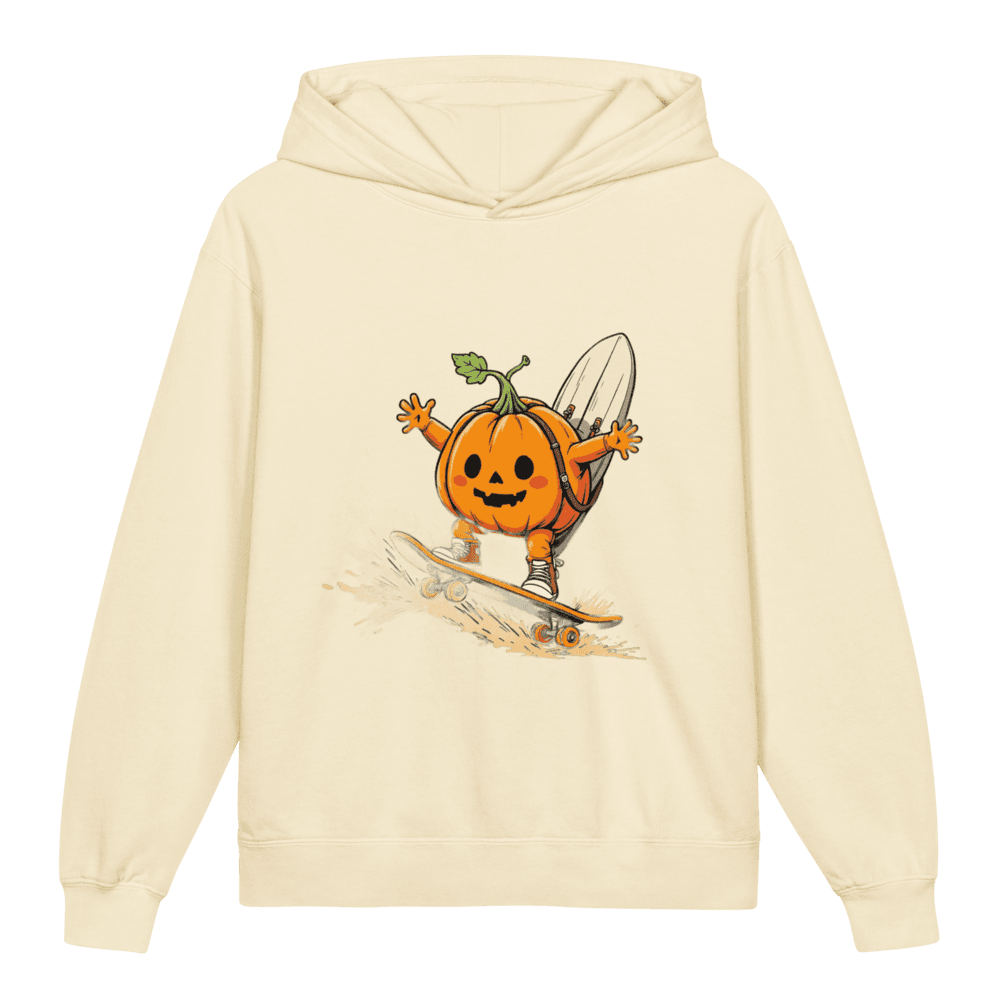Pumpkin Ollie Youth Fleece Hoodie