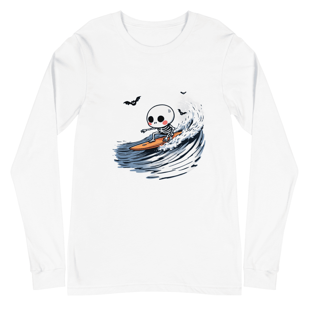 Skeleton Surf Longsleeve Tee