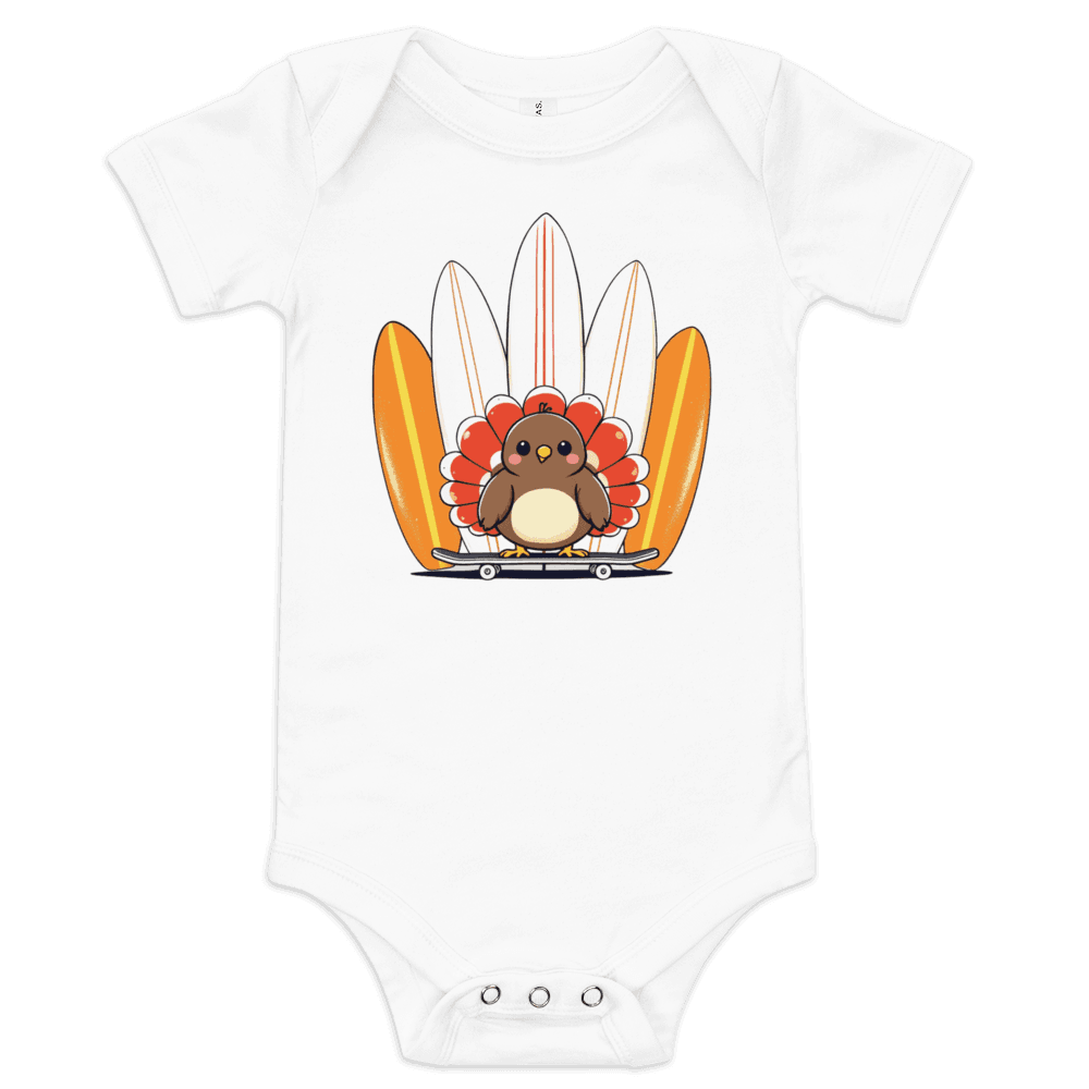 Lil Turkey Quiver Baby Short Sleeve One Piece