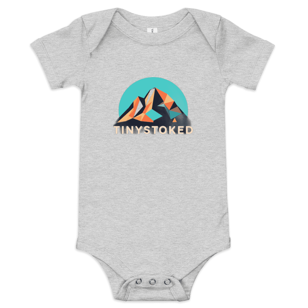 Mountain Range Baby Short Sleeve One Piece