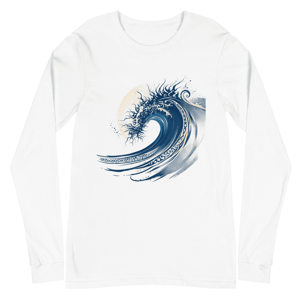 Polynesian Wave Repeat Longsleeve Tee