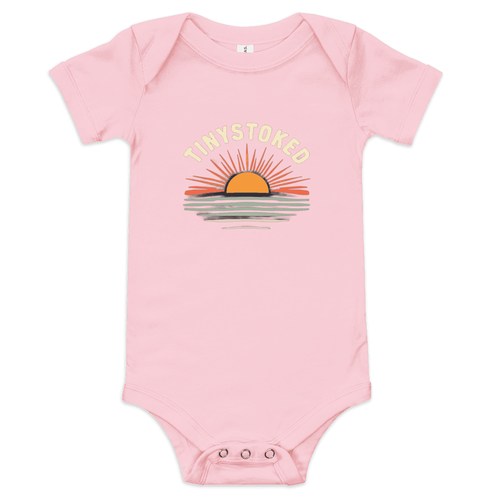Retro Arch Baby Short Sleeve One Piece