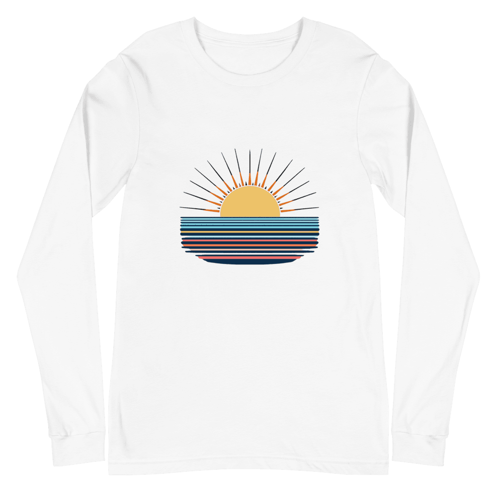 Retro Sunset Horizon Longsleeve Tee
