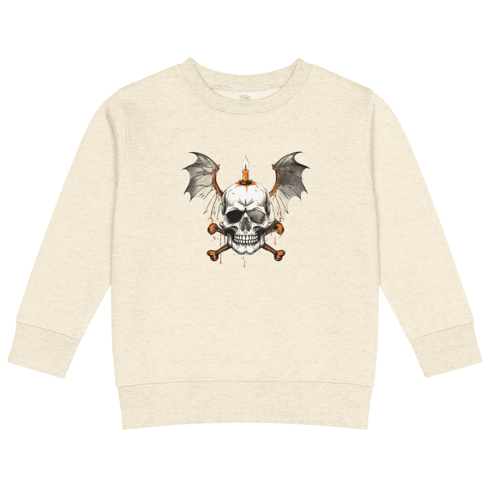 Skull and Crossboards Kids Crew Neck Sweatshirt