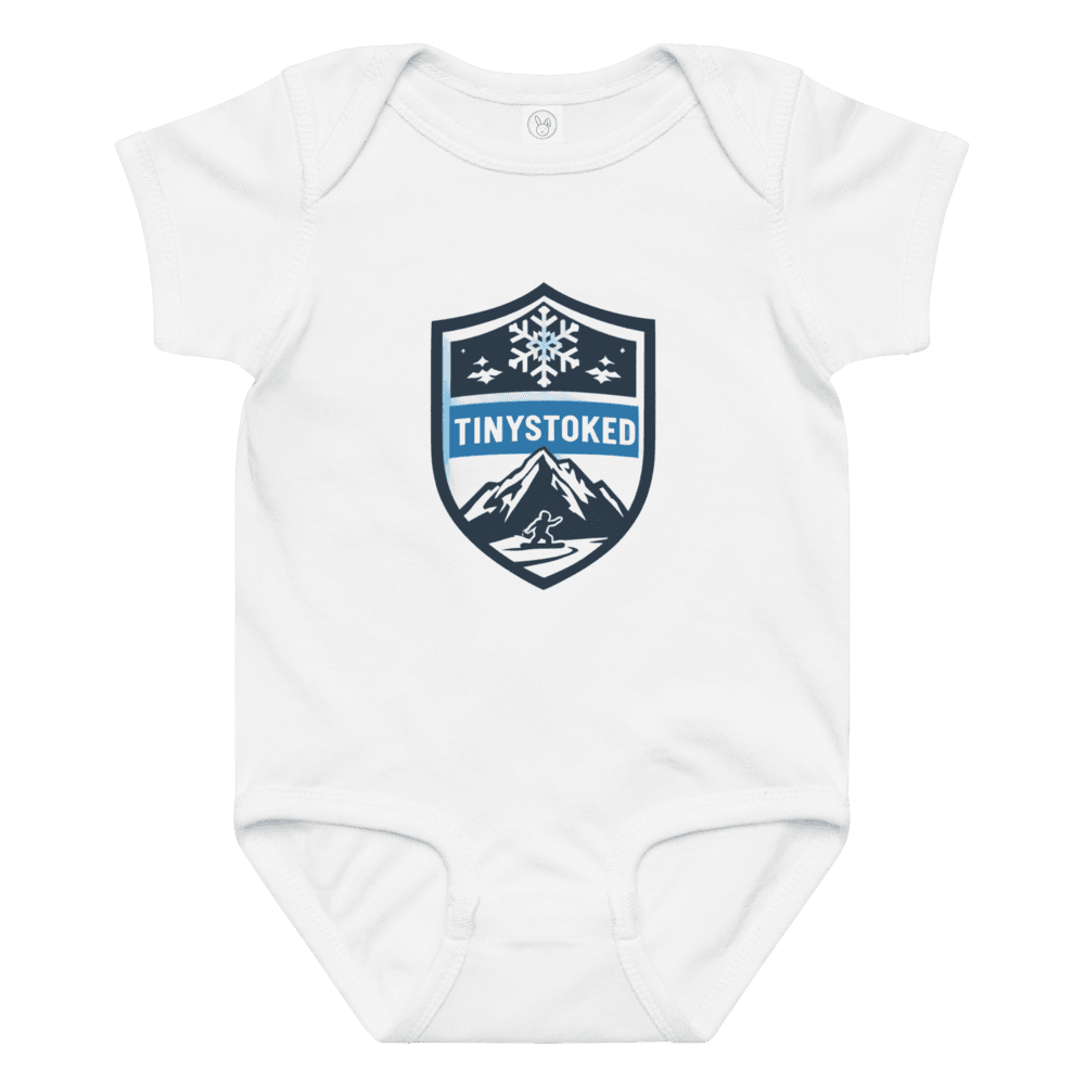 Snowflake Crest Baby Jersey Bodysuit