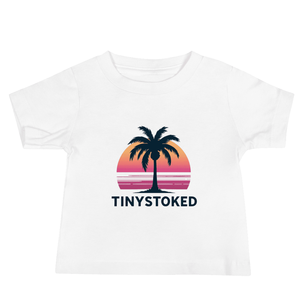 Sunset Palm Baby Staple Tee