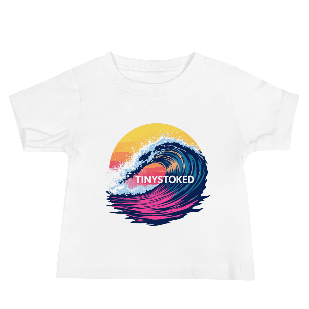 Sunset Wave Baby Staple Tee