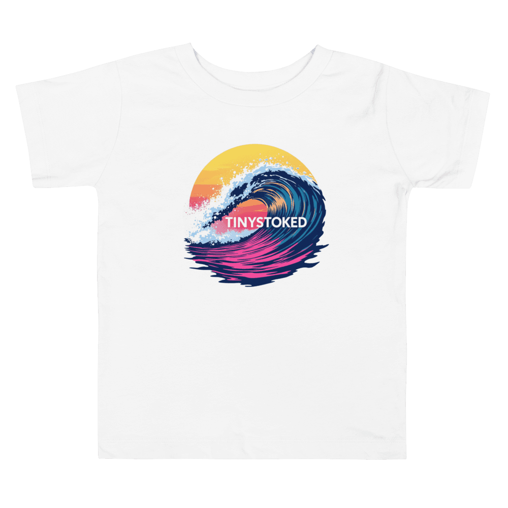 Sunset Wave Toddler Staple Tee