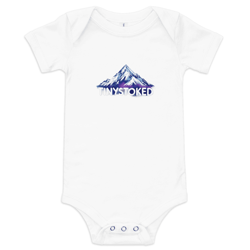Tie Dye Mountain Baby Short Sleeve One Piece