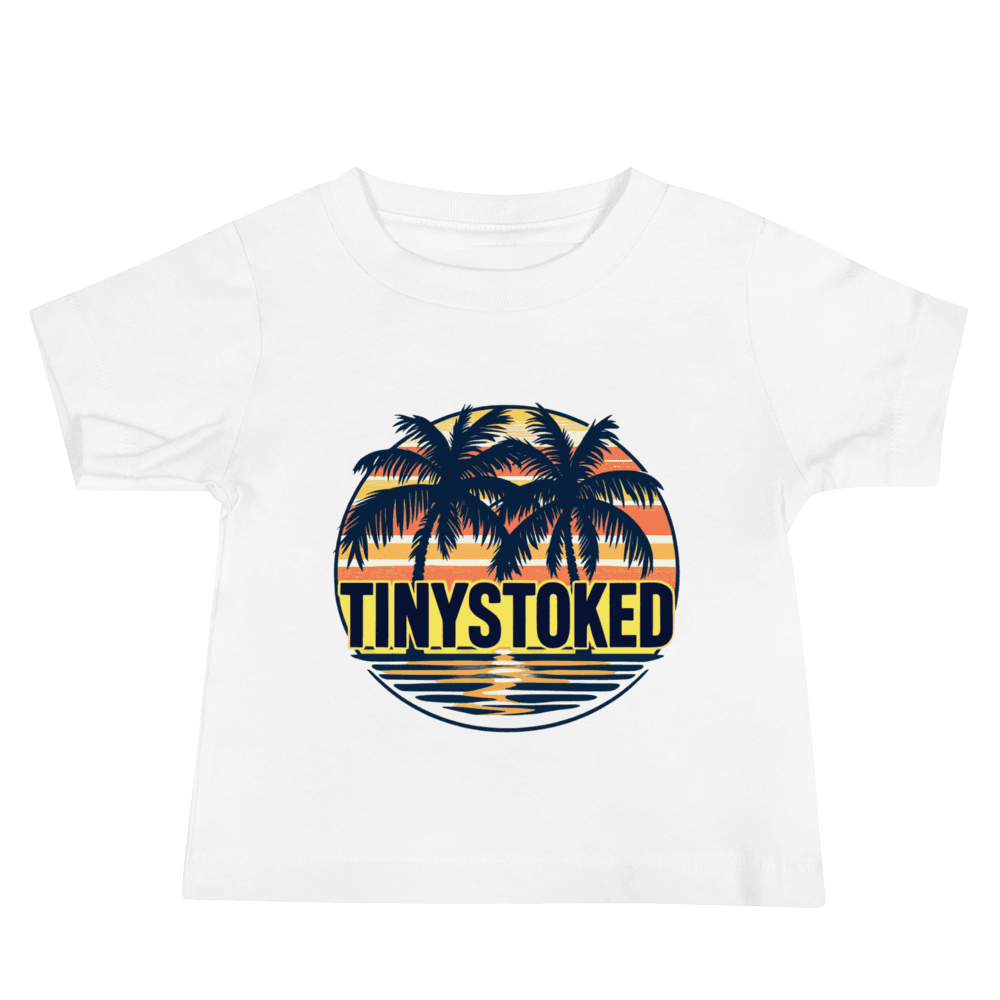 Tropical Palm Baby Staple Tee