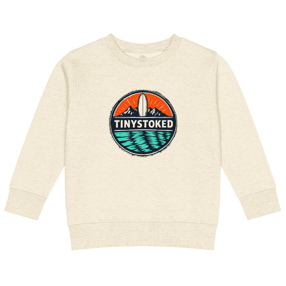 Vintage Badge Kids Crew Neck Sweatshirt