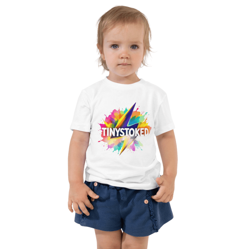 Tie Dye Bolt Toddler Staple Tee