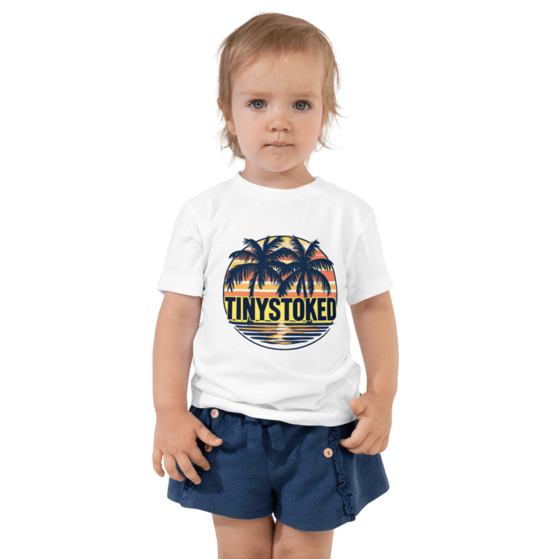 Tropical Palm Toddler Staple Tee