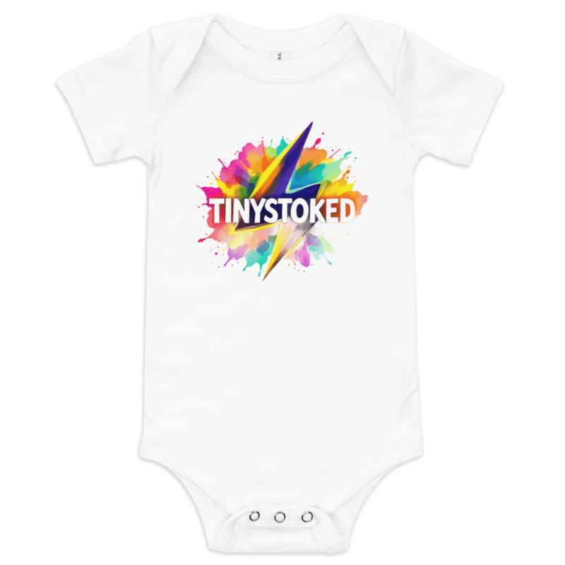 Tie Dye Bolt Baby Short Sleeve One Piece