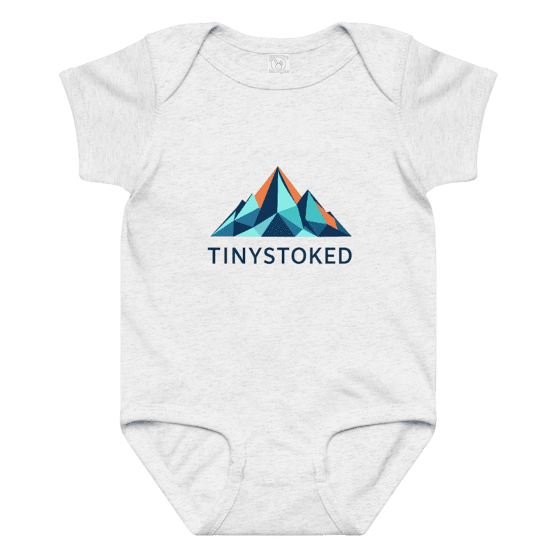 Geometric Mountain Baby Jersey Bodysuit