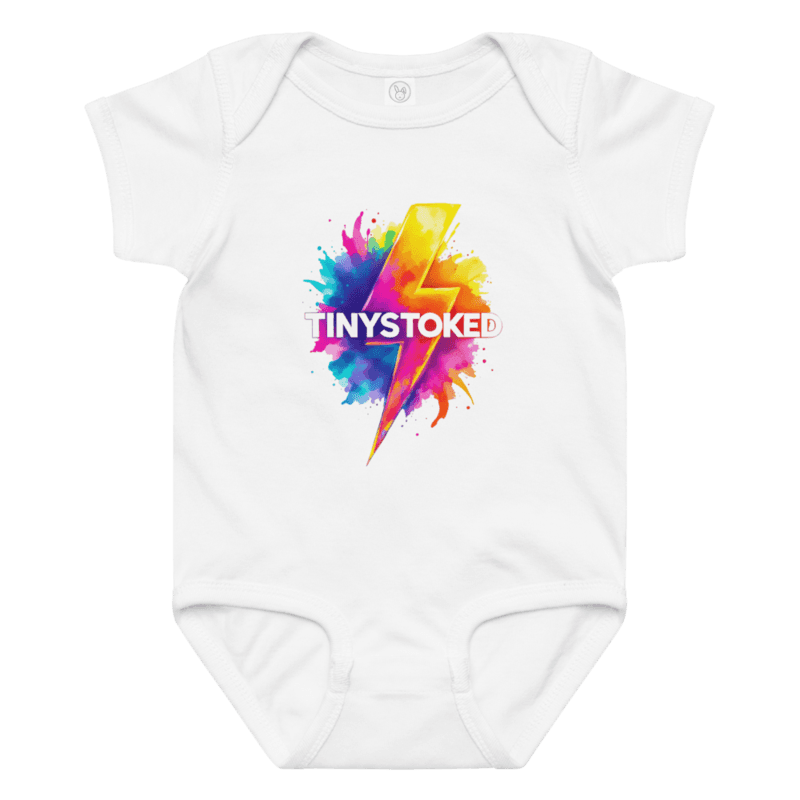Tie Dye Lightning Bolt Baby Jersey Bodysuit