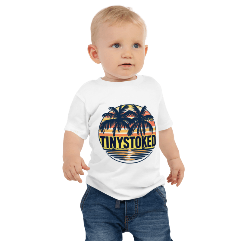 Tropical Palm Baby Staple Tee
