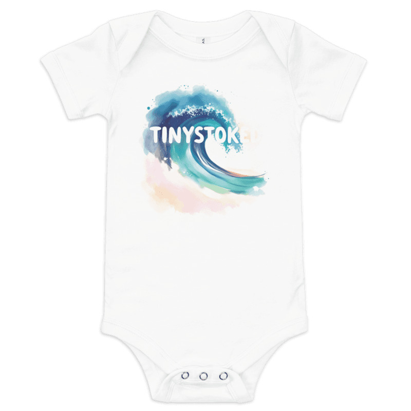 Aloha Tie Dye Baby Short Sleeve One Piece