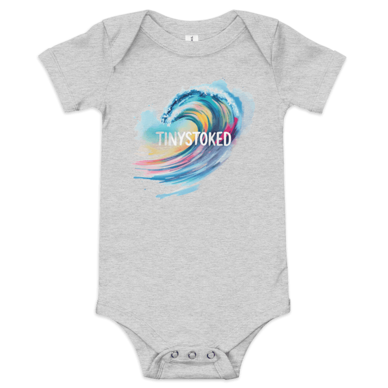 Maui Tie Dye Aloha Baby Short Sleeve One Piece