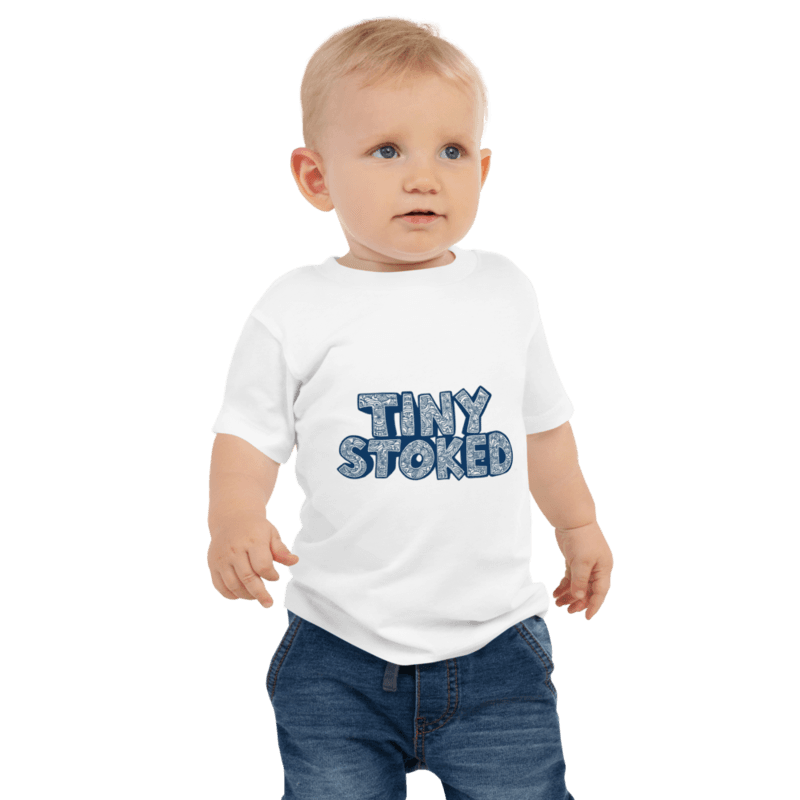 Polynesian Wave Wordmark Baby Staple Tee