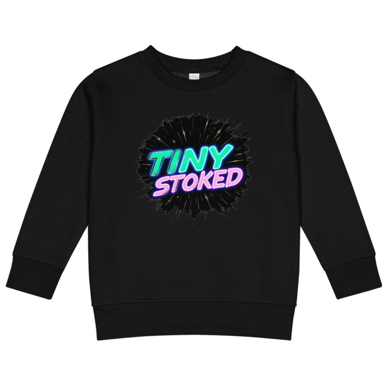 Neon Y2K Kids Crew Neck Sweatshirt