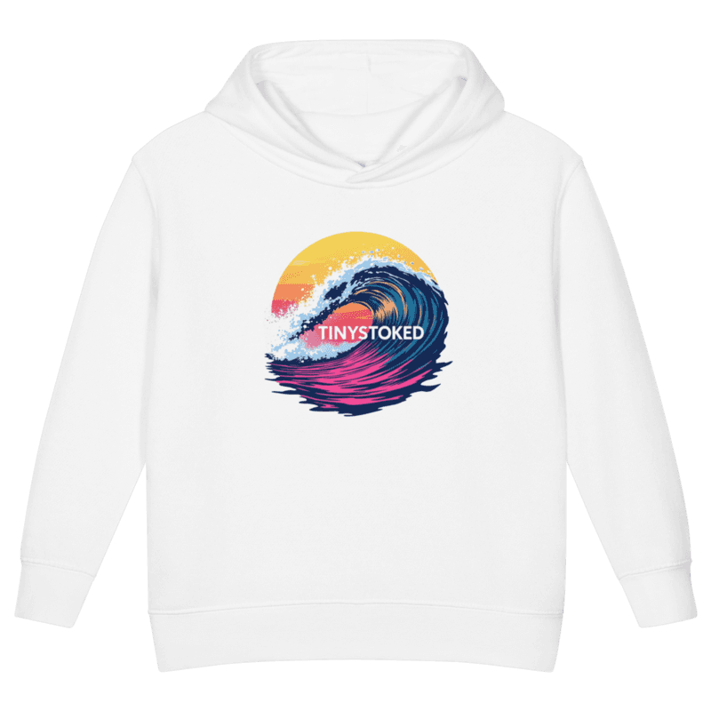 Sunset Wave Toddler Pullover Fleece Hoodie