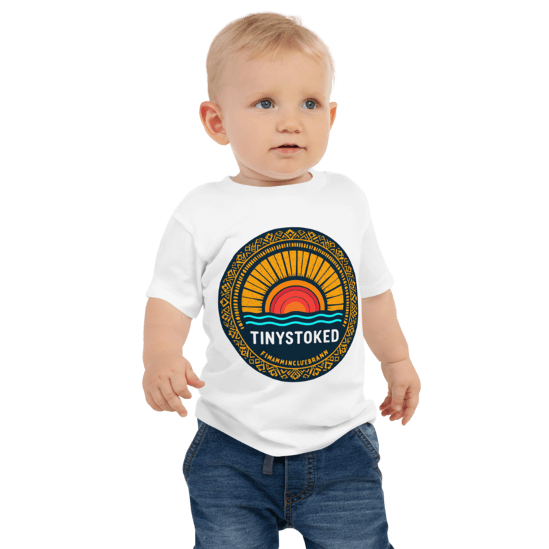 Sunset Badge Baby Staple Tee