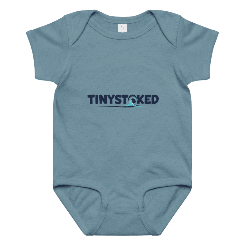 Bold Wave Wordmark Baby Jersey Bodysuit