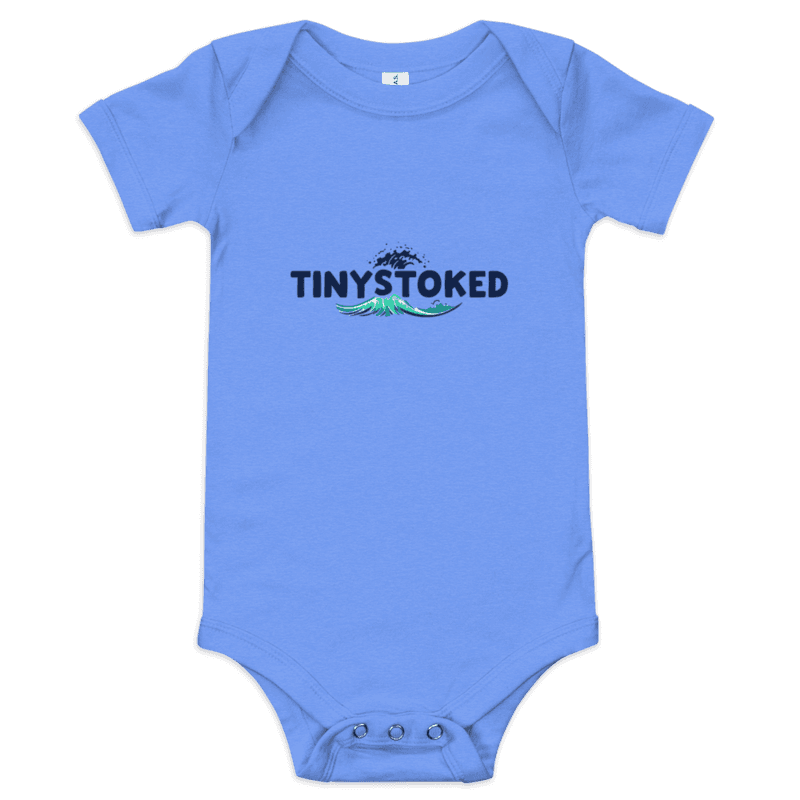 Bold Wave Baby Short Sleeve One Piece