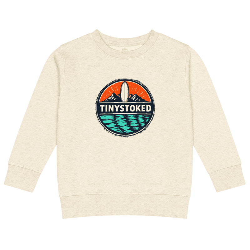 Vintage Badge Kids Crew Neck Sweatshirt