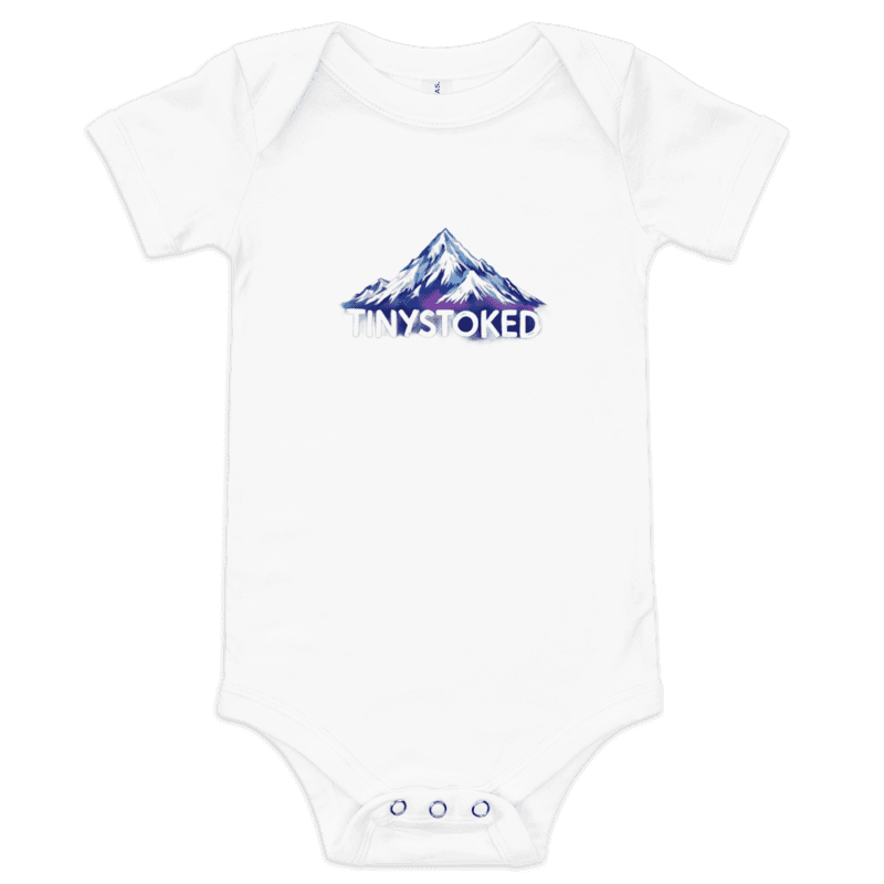 Tie Dye Mountain Baby Short Sleeve One Piece